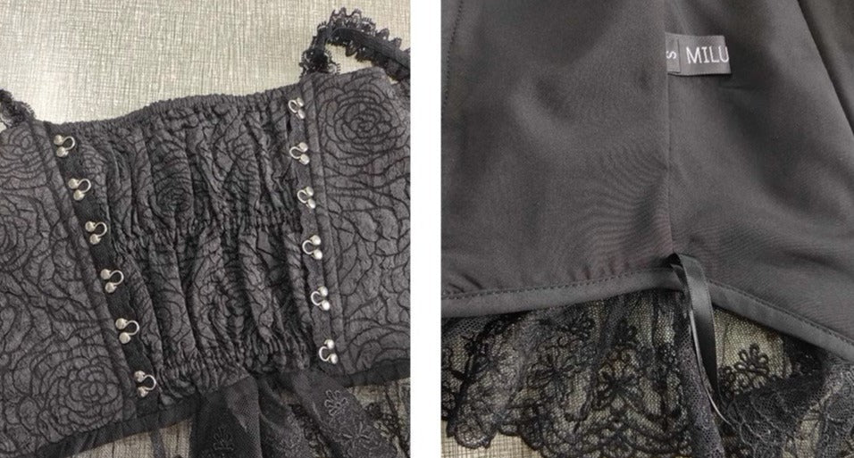 【販売期間終了】Withered Rose コルセットオーバースカート付き