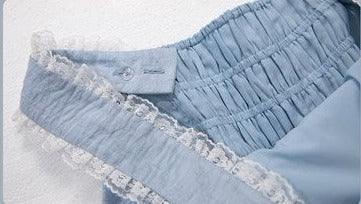 Antique Porcelain Plates レイヤードジャンパースカート