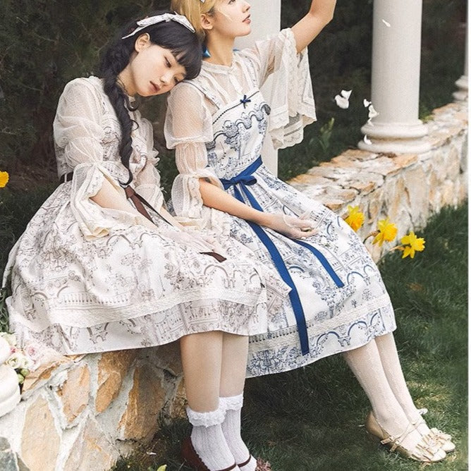 Opera Theatre ドットチュールブラウス