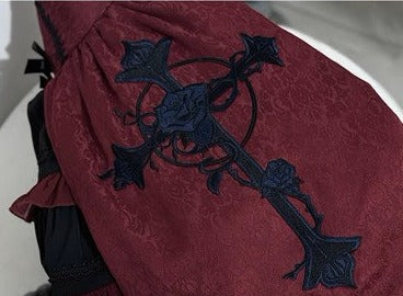 【受注予約7/11まで】Evil Twins Red ゴスロリ ブラウス・ベスト・マント・スカート【4点で10%オフ】