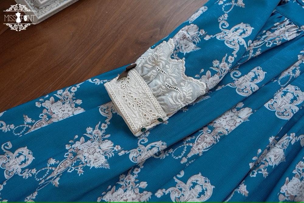 【予約販売】Antique Flower Wall ワンピース