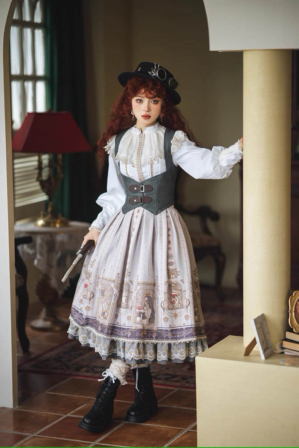 【予約販売】Demon Hunters ロングカフスブラウス【合わせ買いで20%off】