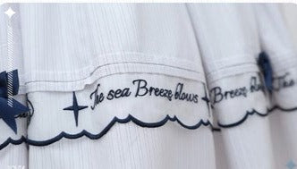 The Sea Breeze Blows Marine Dress
