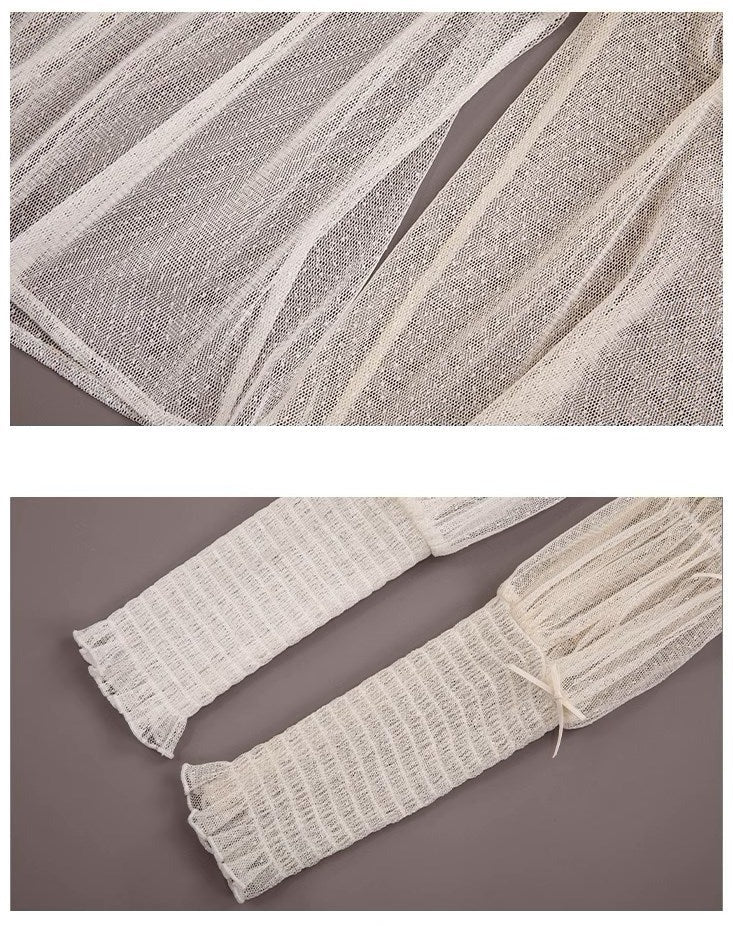 Bedford Afternoon Tea Polka Dot Tulle Blouse