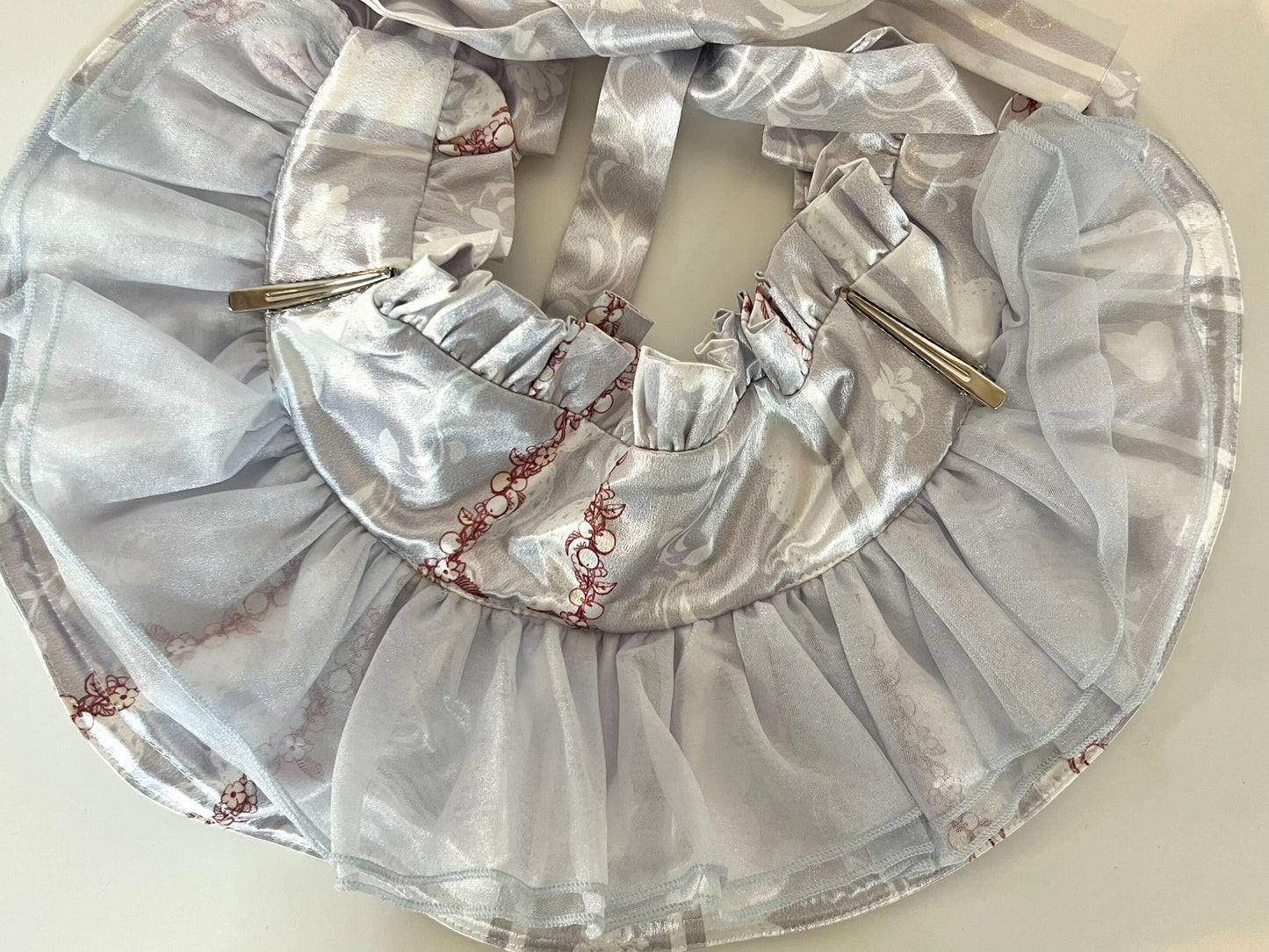 Silky colored bonnet hat