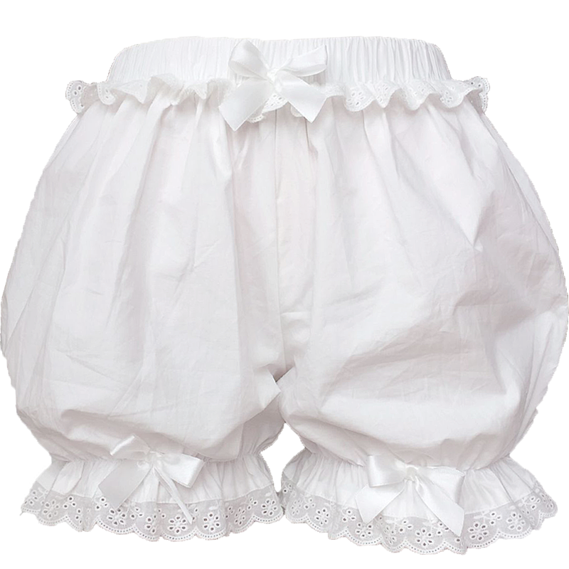 たっぷりレースのパニエ(ショートパンツタイプ) - ロリータファッション通販RonRon