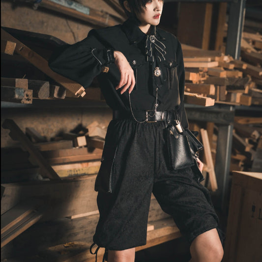 Military Lolita ALPHA Prince Lolita Short Pants