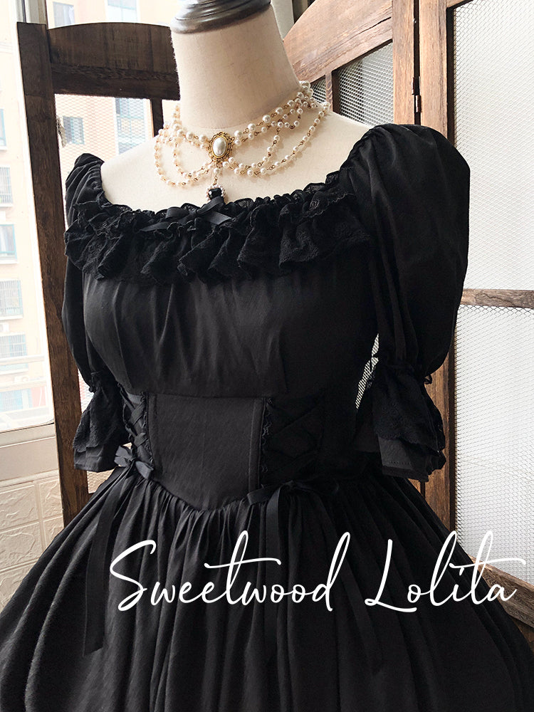 クラシカルエレガントコルセット風ドレス
