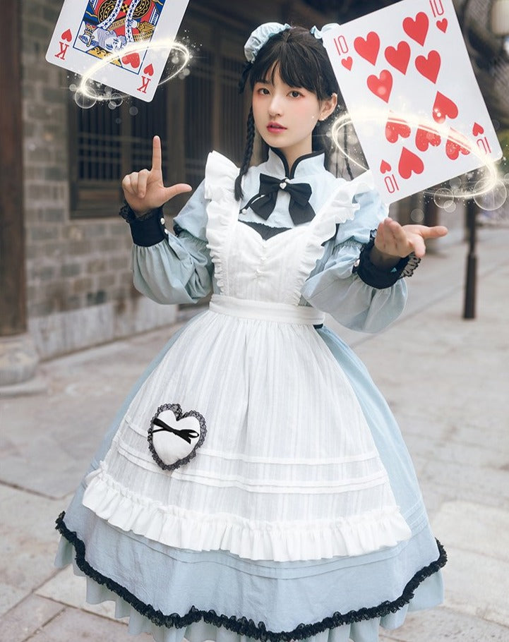 Alice in Wonderland dress with apron