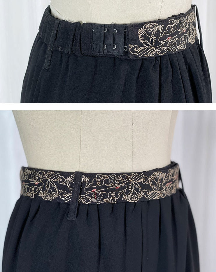 Prince style Crane embroidery flower loli full set