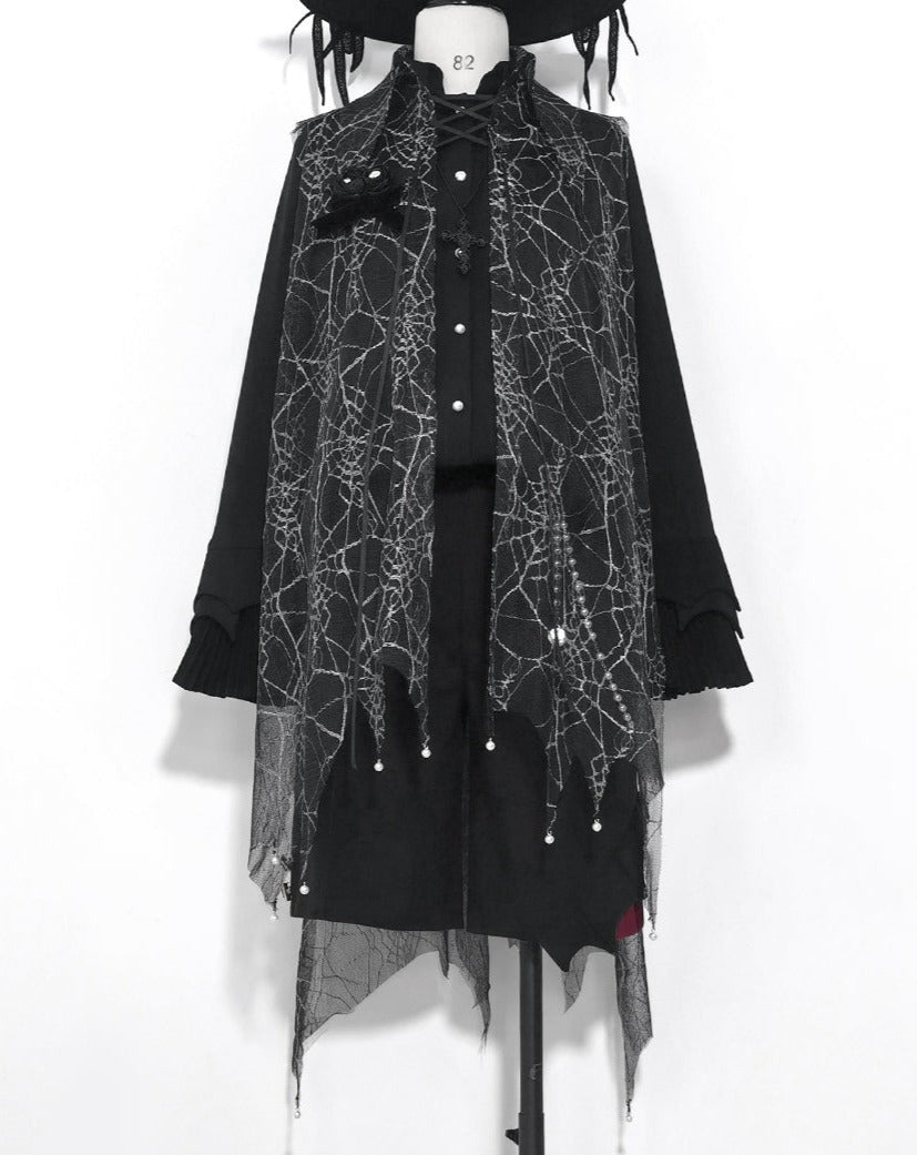 【予約販売】浮光魅影 皇子系 スパイダーシアーロングジレ