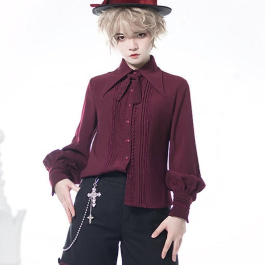 【予約販売】皇子系ロリィタ クラシカルタイブラウス 全4色