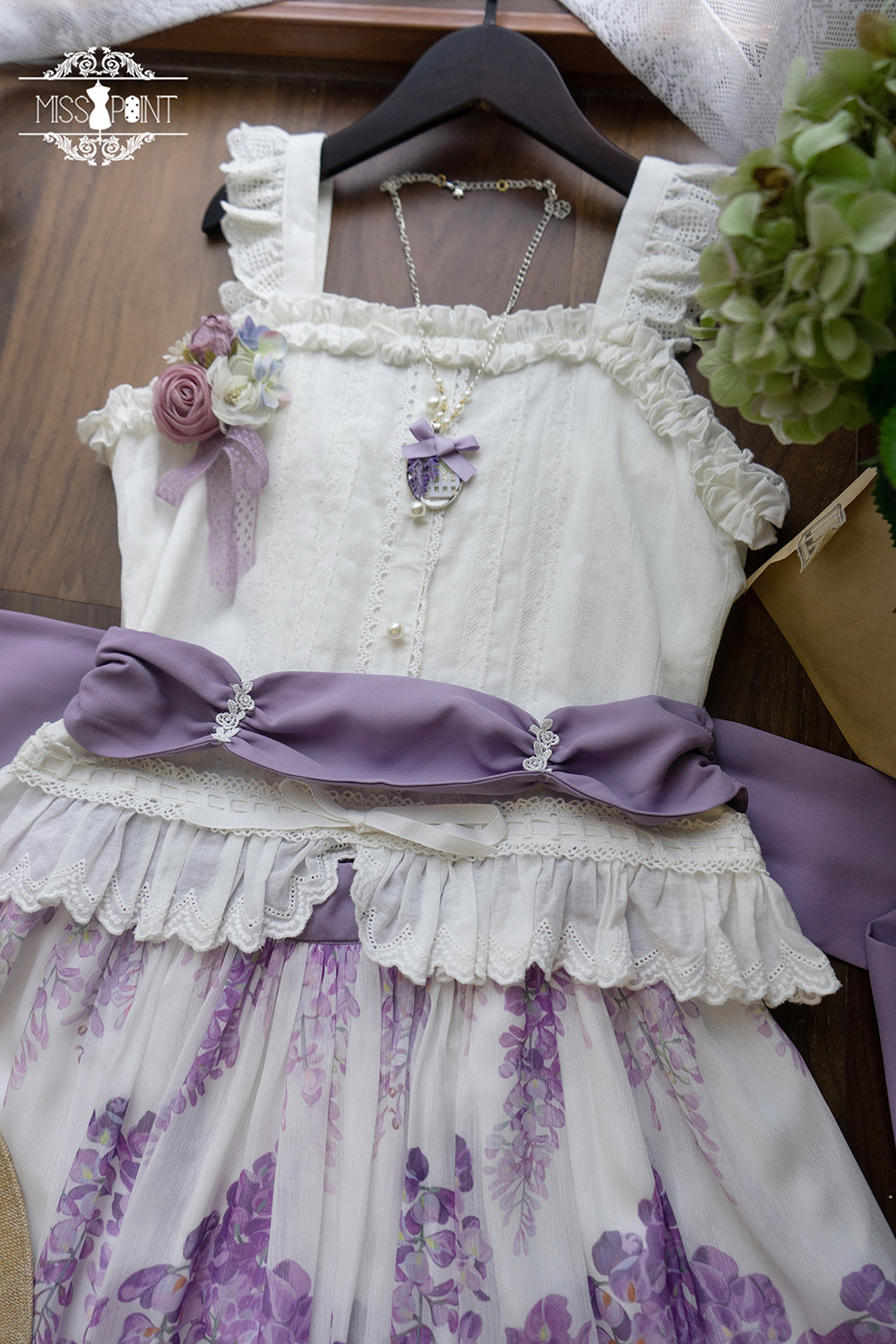 【予約販売】Mid Summer Garden ノースリーブブラウス【合わせ買いで20%off】