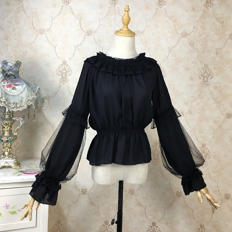 Chiffon Lantern Sleeve Lolita Blouse