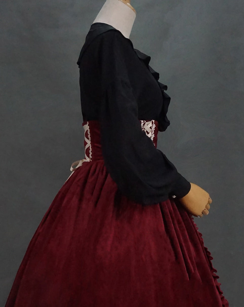 貴婦人の肖像 エレガントフリルブラウス【合わせ買いで20%オフ】