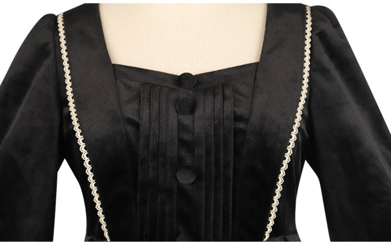 【予約販売】ベルベットエレガントクラシカルワンピース