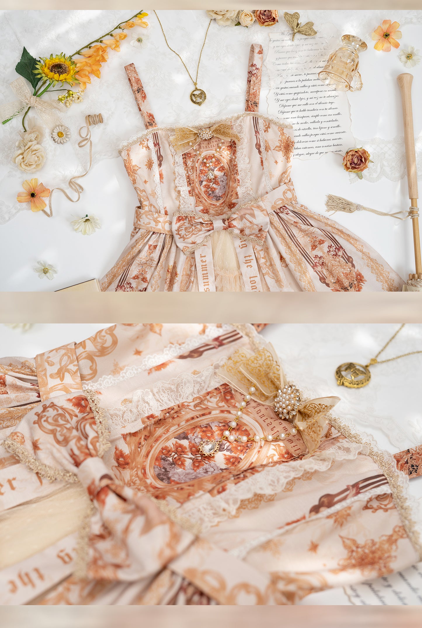 Raw Natsuhana Classical Elegant Jumper Skirt