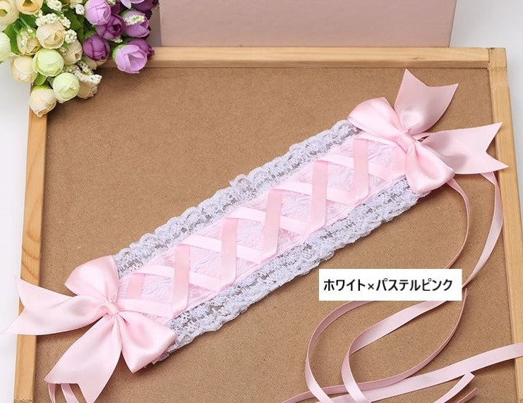 Lace and Ribbon Lolita Headdress 22 Colors
