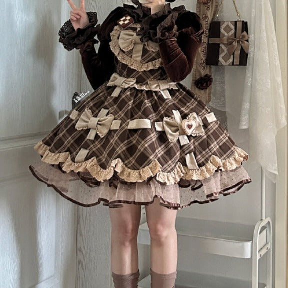 Ribbon Gift Box Dot Tulle Pannier