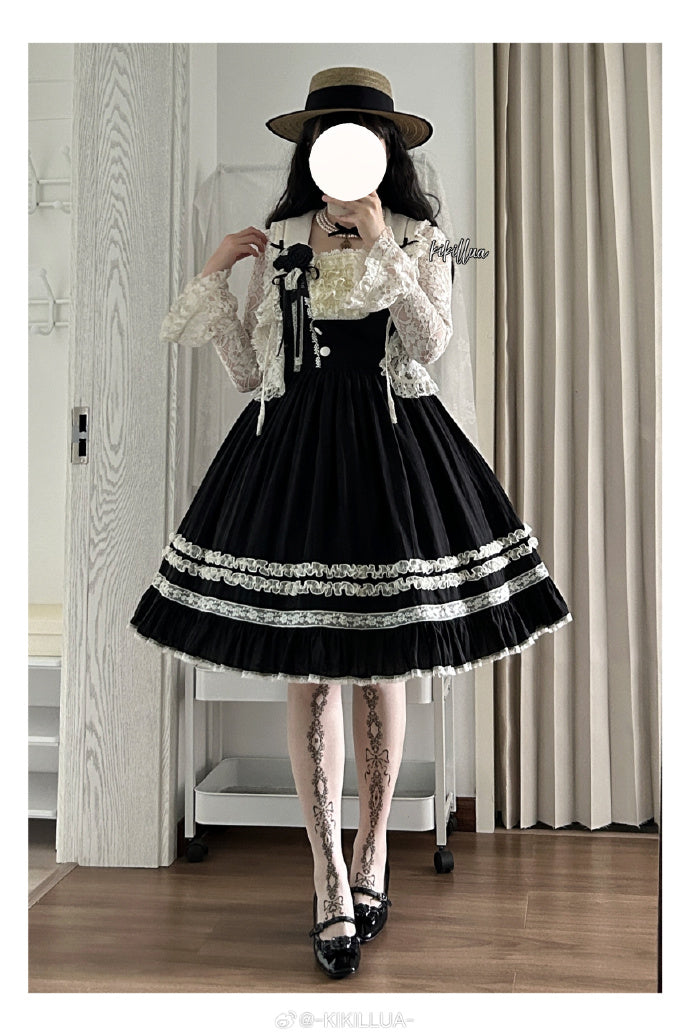 [Sales Period Ended] Bedford Afternoon Tea Frill Jumper Skirt