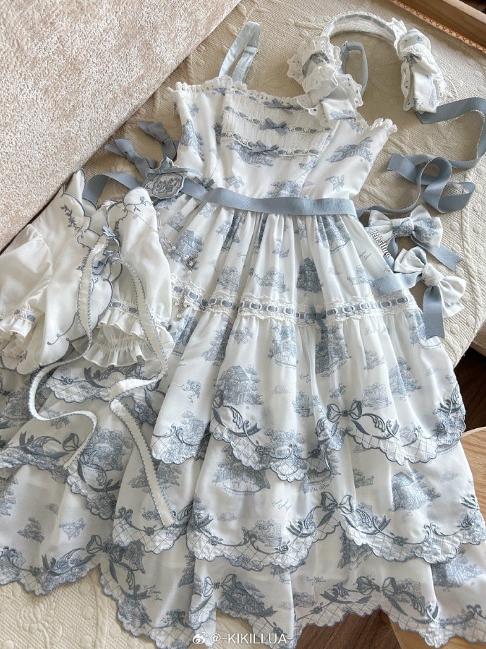 【受注予約6/18まで】Coppelia 刺繍ジャンパースカート