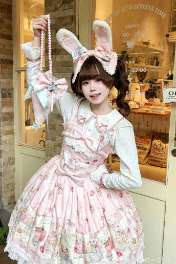 【受注予約1/7まで】Bunny Bakery ジャンパースカート