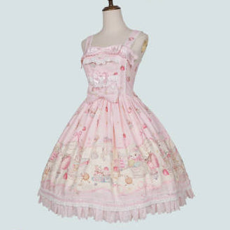 【受注予約1/7まで】Bunny Bakery ジャンパースカート