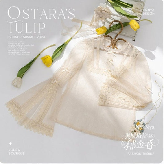 [Order reservation until February 22nd] OSTARA'S TULIP sheer blouse