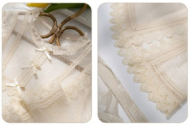 OSTARA'S TULIP sheer blouse