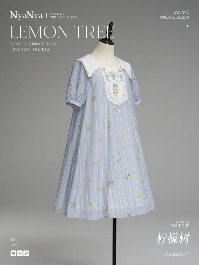 [Sales period ended] Lemon Tree Sailor Collar Dress