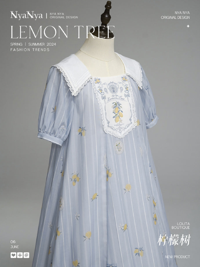 [Sales period ended] Lemon Tree Sailor Collar Dress