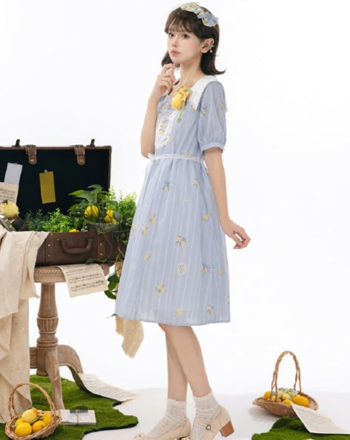 [Sales period ended] Lemon Tree Sailor Collar Dress