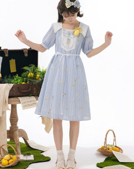 [Sales period ended] Lemon Tree Sailor Collar Dress