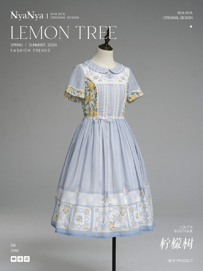 [Sales period ended] Lemon Tree round-neck dress