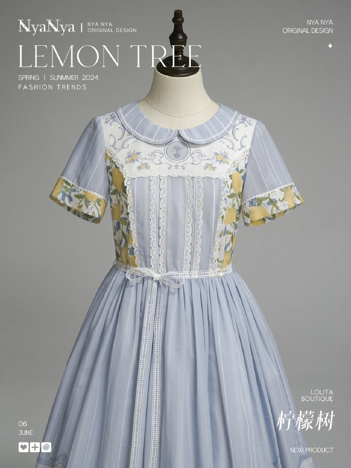 [Sales period ended] Lemon Tree round-neck dress