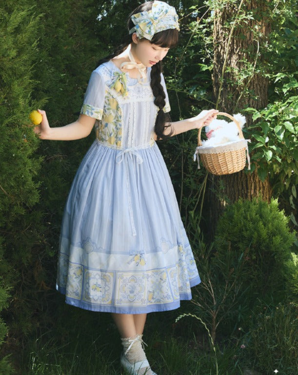 [Sales period ended] Lemon Tree round-neck dress