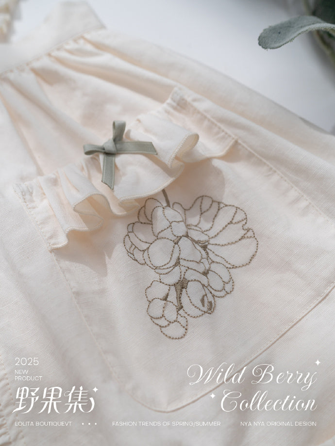 同時購入のみ【受注予約4/23まで】Wild Berry Collection エプロン