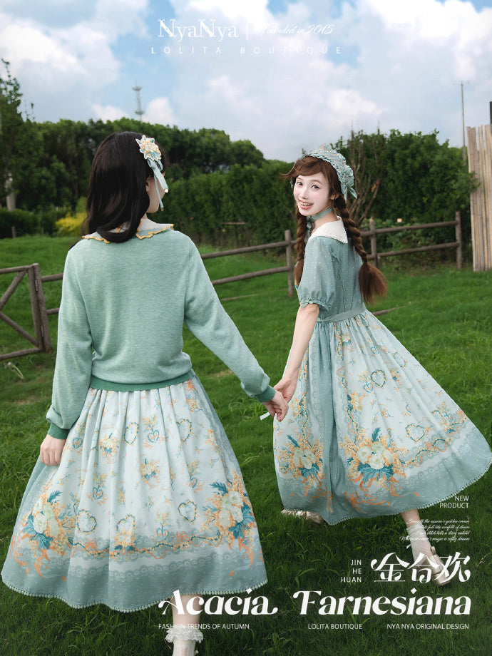 【受注予約8/20まで】Acacia Farnesiana プリントワンピース