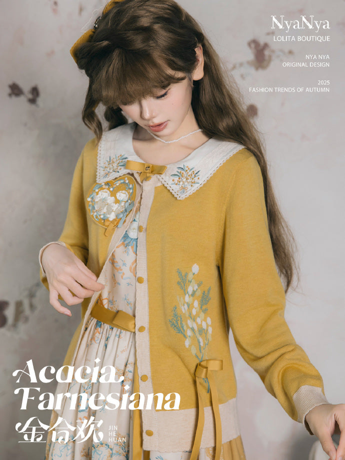 【受注予約8/20まで】Acacia Farnesiana ニットカーディガン