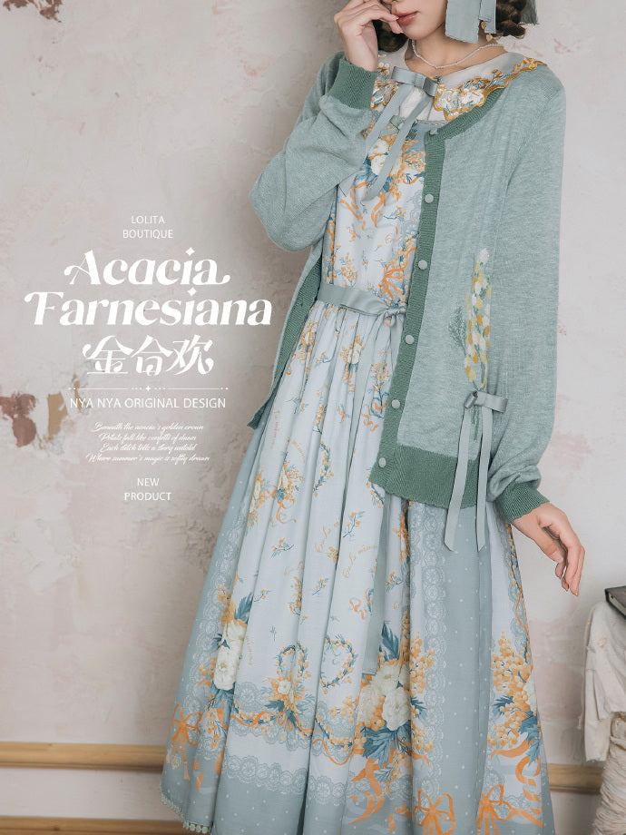 【受注予約8/20まで】Acacia Farnesiana ニットカーディガン