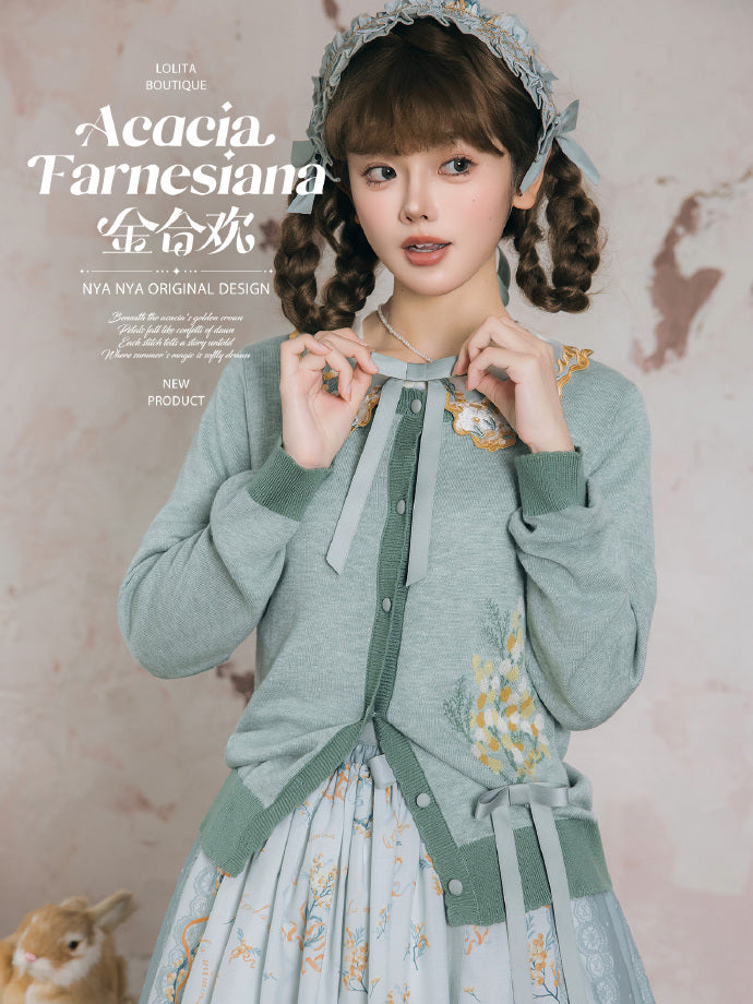 【受注予約8/20まで】Acacia Farnesiana ニットカーディガン