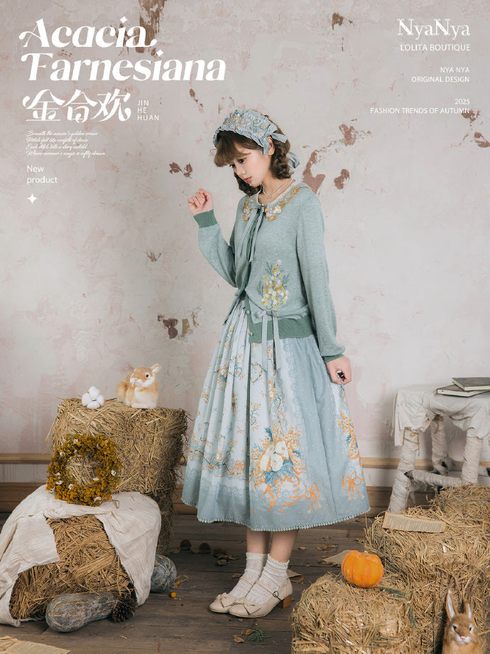 【受注予約8/20まで】Acacia Farnesiana ニットカーディガン