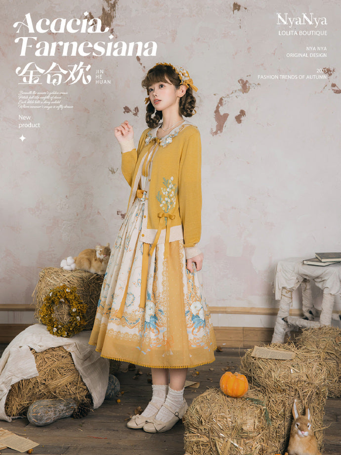 【受注予約8/20まで】Acacia Farnesiana ニットカーディガン