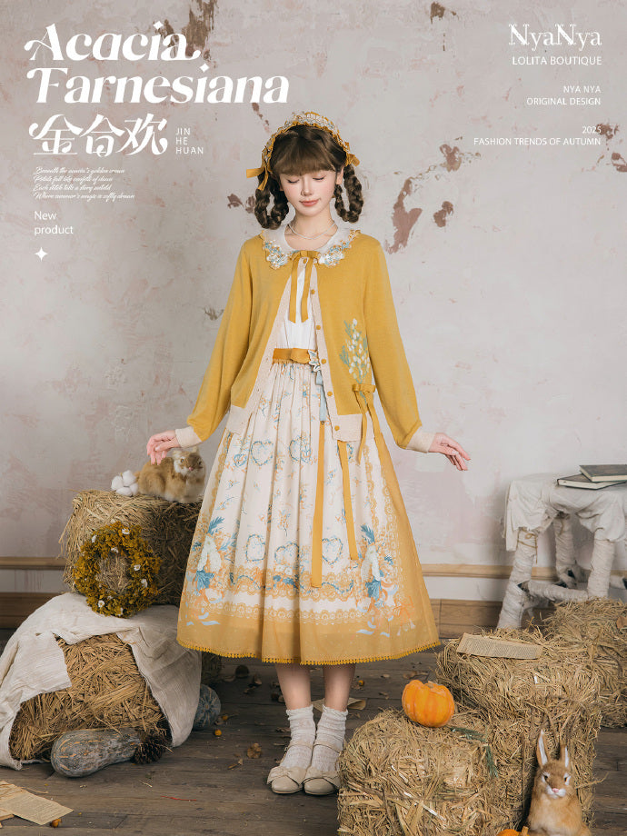 【受注予約8/20まで】Acacia Farnesiana ニットカーディガン