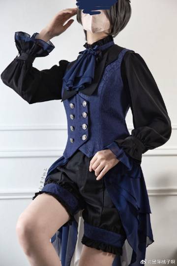 【予約販売】Evil Twins 皇子系 ブラウス・ベスト・マント・パンツ【4点購入で10%オフ】