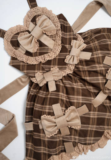 Ribbon Gift Box ミニ丈ジャンパースカート