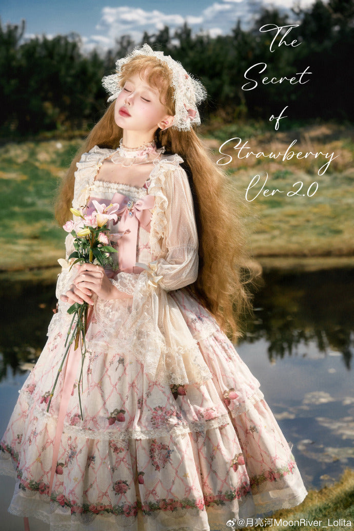 【受注予約5/5まで】The Secret of Strawberries ジャンパースカート【4型】