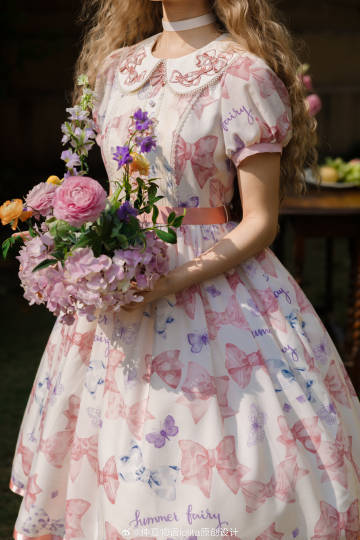[Pre-orders available until 2/10] Ribbon Eternal Garden Short Sleeve Dress