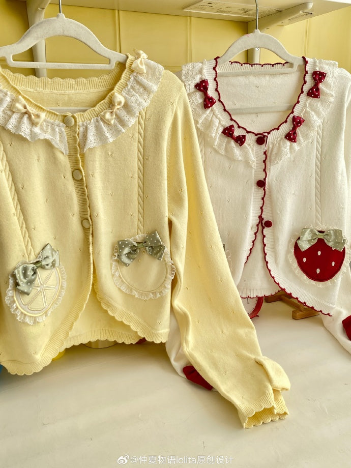 [Pre-orders available until 2/10] Swing Strawberry Angel Cardigan