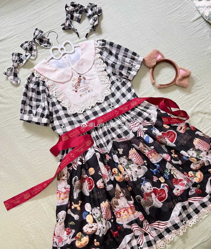 Puppy Patissier short sleeve dress